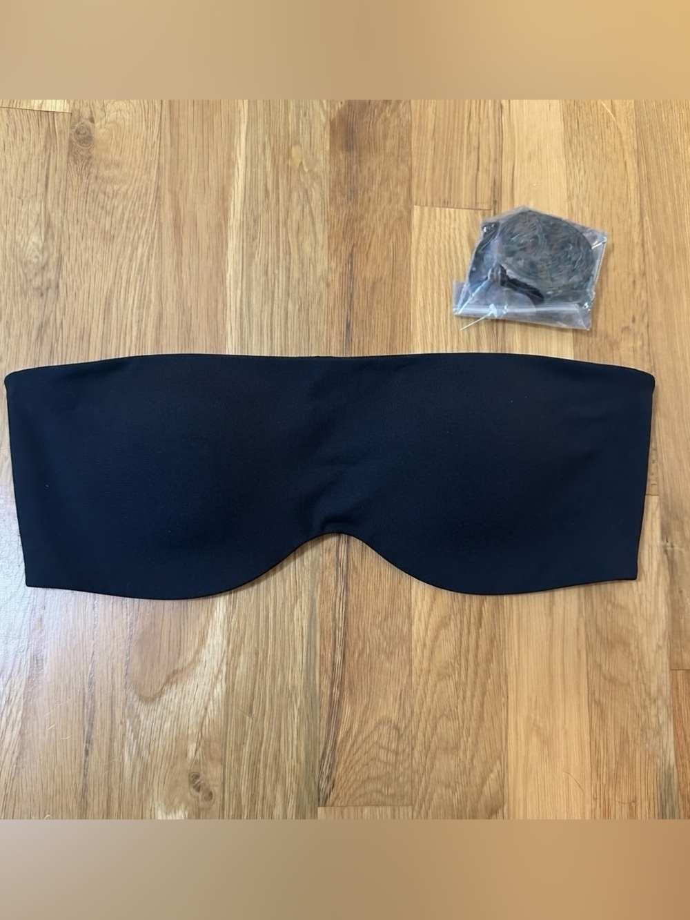 Maidenform Black Multi-Way Strapless Bra 40C Convertible Removable Straps NWOT